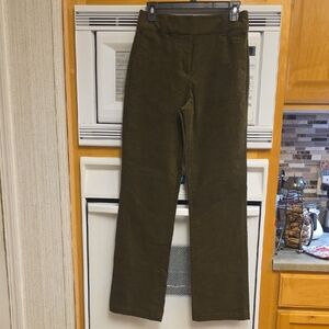 White House Black Market Olive Corduroy Pants